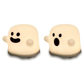 生日快樂🎊｜可愛小幽靈LED小夜燈-微笑款/驚嚇款【墊腳石】