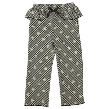 akachan honpo - 緹花褲-黑色