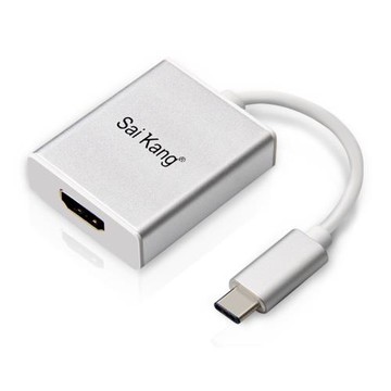 USB3.1 type-c轉hdmi轉換器蘋果MacBook接電視高清視頻連接線