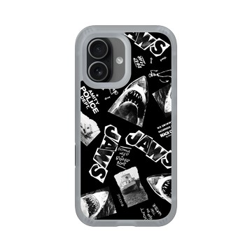 iPhone 17 AirX 流變灰 - Jaws - 大白鯊 - 黑白圖案