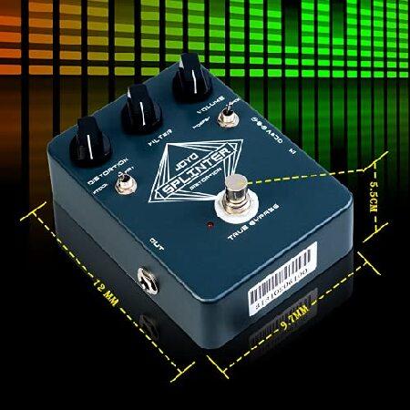 JOYO Distortion Guitar Effect Pedal with Selectable MOSFET ＆ FAT Clipping Thick Boost Distortion True Bypass (SPLINTER JF-21)