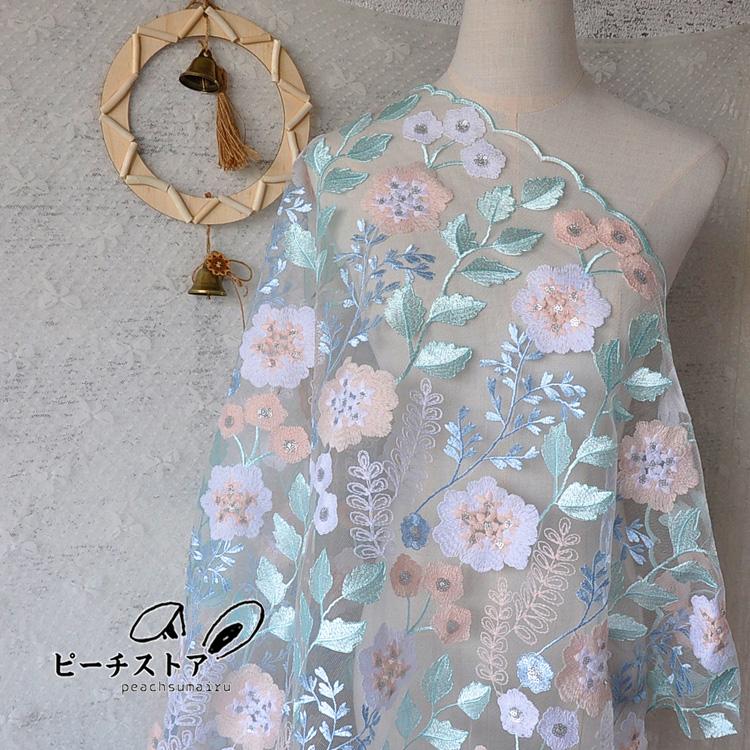 花柄刺繍レース生地 ヴィンテージ レース メッシュレース DIY手作り 手芸 衣装アクセサリー 結婚式 ドレス ワンピース 縫製用 通販 LINEポイント最大0.5%GET LINEショッピング DIY生地 花柄生地 花柄刺?ファブリック レースメッシュ 柔らかい 装飾 DIY工芸品 手芸材料 可愛い