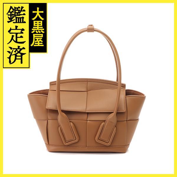 BOTTEGA VENETA ボッテガヴェネタ マキシイントレチャート アルコミニ２ＷＡＹハンドバッグ ブラウン カーフ【471】Ｙ |  LINEブランドカタログ