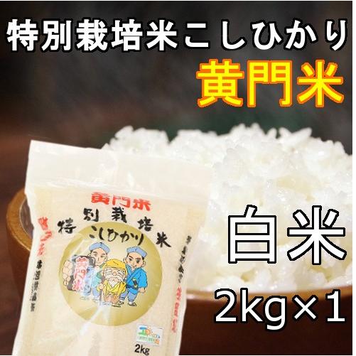 新米!!5年産黄門米特別栽培米こしひかり白米2kg　茨城県　常陸太田　コシヒカリ