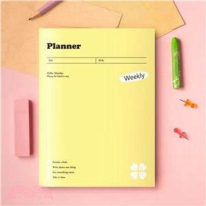 【現貨】Planner Clover Weekly 幸運草週計畫本 (21*15cm/64頁)  三民文創 4711289883975