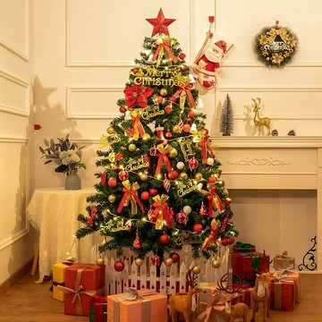 免運 附發票 聖誕樹 圣誕樹家用套餐發光1.8米加密擺件1.5米3米大型圣誕節裝飾品布置 可開發票 全館五折 工廠現貨直銷 新品特價 z11051