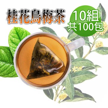 【蔘大王】美妍桂花烏梅茶包X10組（6gX10入/組）可冷泡熱泡 速代謝 快淨空消暑解渴茶 美顏好臉色 輕盈靈活