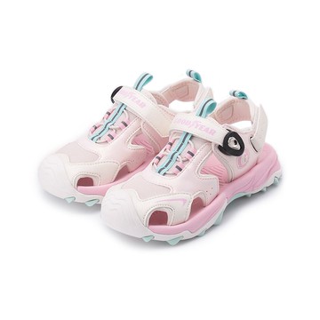 GOODYEAR 迷彩一夏 磁扣護趾運動涼鞋 粉 GAKS58913 中大童鞋