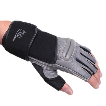 現貨+預購 健身手套 護腕運動手套-半指吸濕透氣防滑抗震真皮男手套71w16【獨家進口】【米蘭精品】