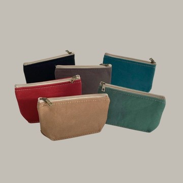 【細柔帆布】帆布零錢包 拉鍊零錢包 零錢包 小收納包