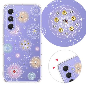 KnowStar 三星 A、M 系列 奧地利彩鑽防摔手機殼-雪球花 A17/A56/36/26/16/55/54/53/52s/35/14/34/32/71