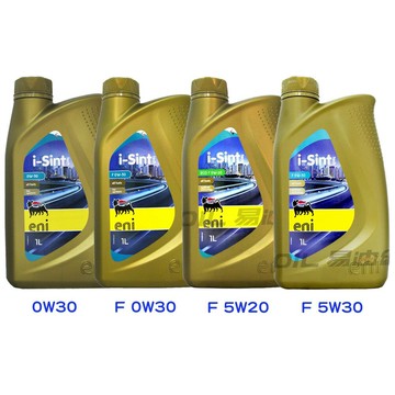 eni I-sint TECH F 0W30/5W20/5W30 頂級合成機油【299免運領券再享折扣】