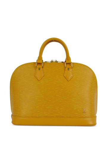 Louis Vuitton Pre-Owned - 1998 Alma PM handbag - women - Leather - One Size - Yellow