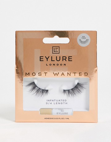 Eylure Most Wanted 3/4 Length Accent False Lashes - Infatuated-Black
