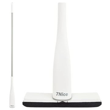 7Nice 魔法濕海綿拖把 附替換棉 乾濕兩用 微濕好拖 收納立落 高效除汙  127 x 32cm  1個