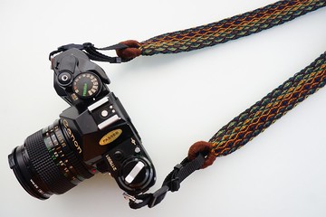 相機背帶 雙邊寬孔 手機斜背帶