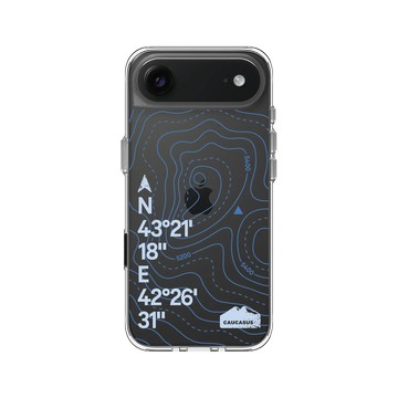 iPhone Air Clear Case（相機按鈕） 透明 - Nature Explorers 自然探索指南 - ⾼加索⼭