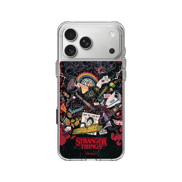 iPhone 17 Pro Max Clear Case（相機按鈕） 透明 - Stranger Things - 怪奇物語日