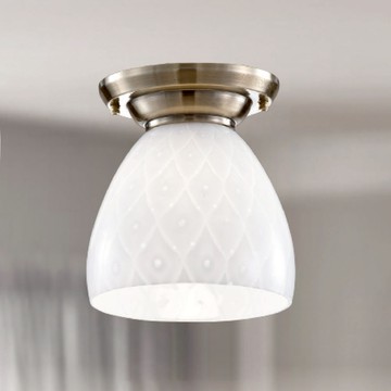 E27玻璃單吸頂燈 B145-53-12-4035