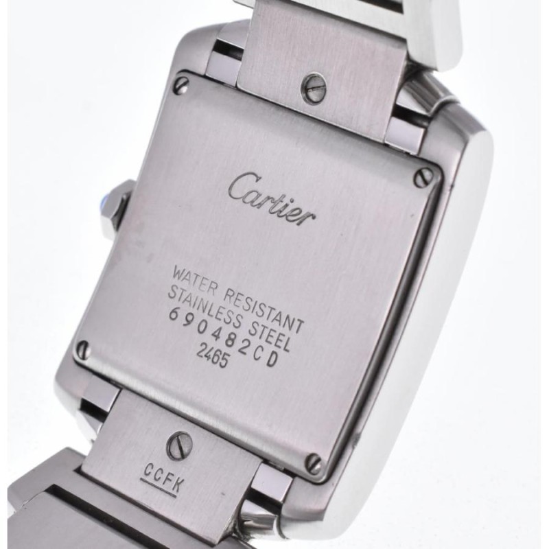 ☆良品【CARTIER】カルティエ タンクフランセーズ MM W51011Q3/2465 ...