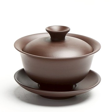 手工紫砂功夫茶杯具泡茶壺套裝 紫砂蓋碗三才碗大號茶杯