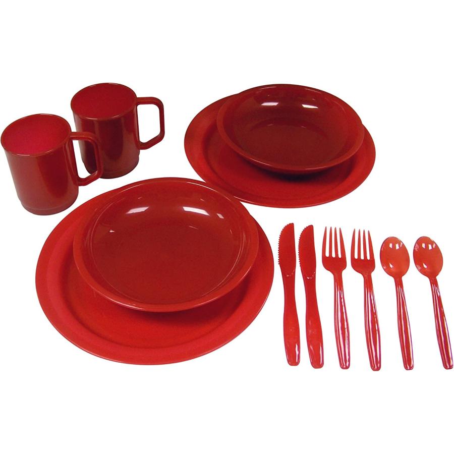 Coleman 2-person Dinner Set, Colors may vary