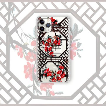 三窗嬪華 中式花窗系列 支援各品牌手機殼CSAN12