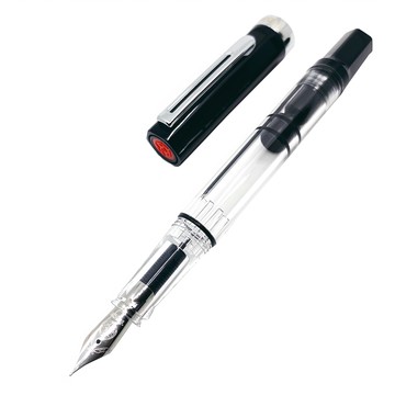 TWSBI 三文堂 Diamond mini 活塞鋼筆  M  半黑半透