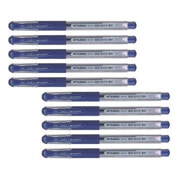 【UNI】三菱 超細中性筆 0.38mm 10支入/盒 UM-151 藍