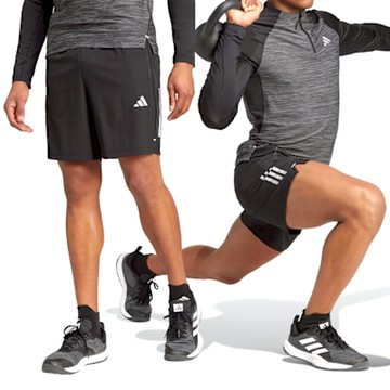 Adidas GYM+ 3S WV SHT 男款 黑色 運動 訓練 拉鍊 口袋 吸濕 排汗 休閒 短褲 IW5906