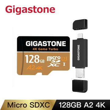 Gigastone Data Recovery 128GB microSDXC UHS-I A2 U3 資料救援記憶卡 (Game Turbo高速卡)