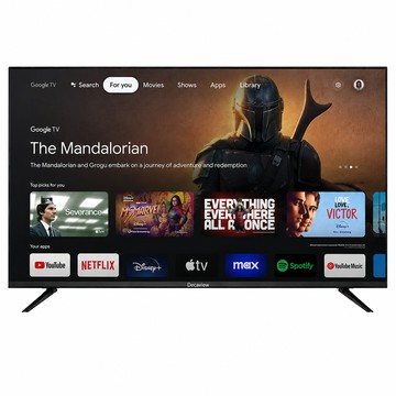 DECAVIEW 50吋 高階 4K DLG120Hz 強化量子點 QLED+ Google TV 智慧聯網液晶顯示器 ( DMG-50GCH )