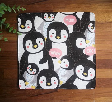 日本二重紗手帕=企鵝滿滿