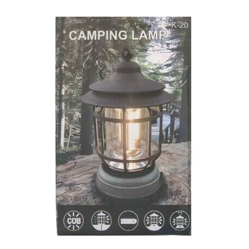 1993T 太陽能充電復古露營燈  功率20W  顏色隨機  1個