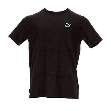 Puma 流行系列Team 男款 女款 黑色 亞規 運動 休閒 短袖 63035301