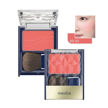 媚點 優雅柔光頰彩RD-03 (紅色系) 2.8g