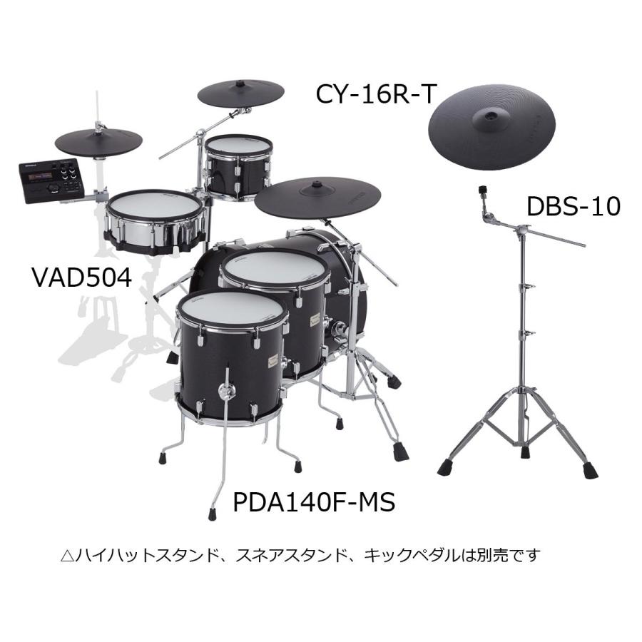 Roland   VAD504 3シンバル2フロアタム拡張 V-Drums Acoustic Design 電子ドラムキット(YRK)(お取り寄せ商品)