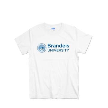 布蘭迪斯大學短袖T恤 Brandeis University校服夏季圓領印花T恤衫