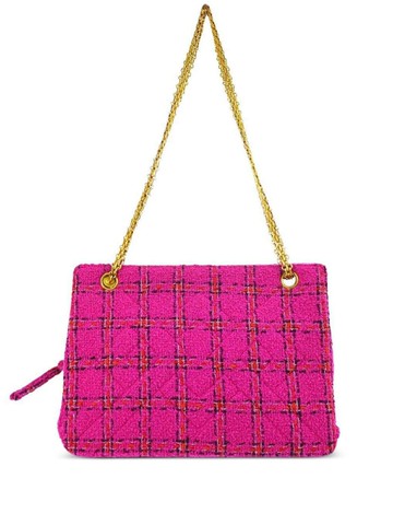 CHANEL Pre-Owned - 1990-1999 Classic Reissue tweed tote bag - unisex - Wool - One Size - Pink
