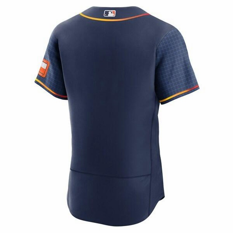 MLB アストロズ ユニフォーム 2022 シティーコネクト City Connect Authentic Jersey ナイキ/Nike ネイビー  | LINEショッピング