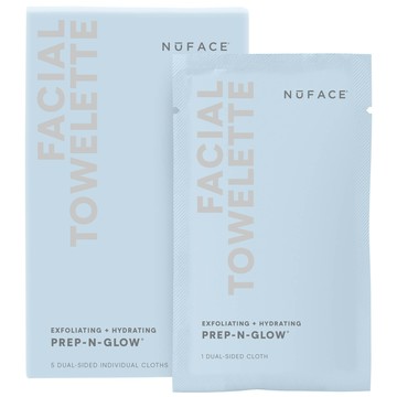 NuFACE Prep-N-Glow Facial Towelette (5 Pack)
