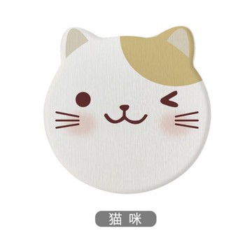 萌寵硅藻泥吸水速乾杯墊2入-貓咪_廠商直送