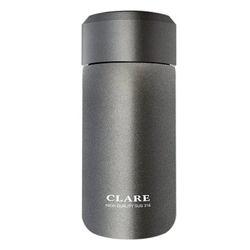 CLARE 晶鑽316真空全鋼杯  鐵灰色  230cc  1個