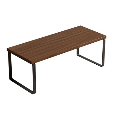 電腦螢幕墊高架 40 x 20 x 16.5 cm  胡桃木 + 黑色  1個