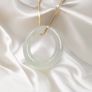 冰種翡翠戒指戒圈 | 國際8圍 | 天然緬甸玉翡翠A貨 | 送禮