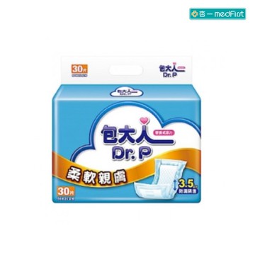 包大人 柔軟親膚替換式紙尿片 (30片/6包/箱)【杏一】
