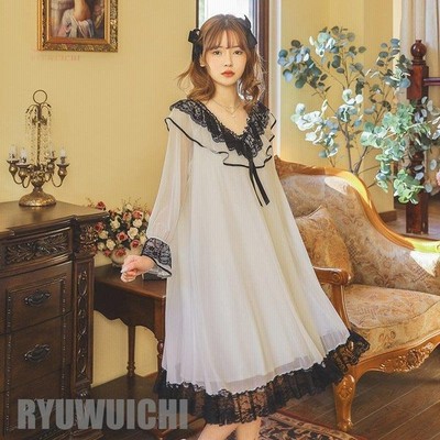部屋着 レディース パジャマ ナイトウェア ルームウェア 夏 パジャマ ワンピース レースワンピ 姫系 ネグリジェ 可愛い オシャレ ランジェリー カジュアル 通販 Lineポイント最大get Lineショッピング