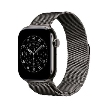 Apple Watch Series 11 GPS + LTE 46mm 石瓦色錶殼搭配 米蘭錶環金屬石瓦色