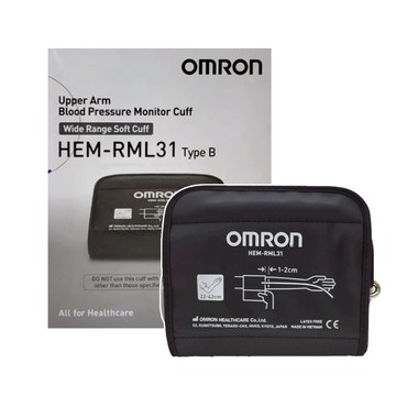 【OMRON 歐姆龍】原廠血壓計壓脈帶-軟式含接頭(M/L 22-42 HEM-RML31)本商品為壓脈帶 不含血壓計