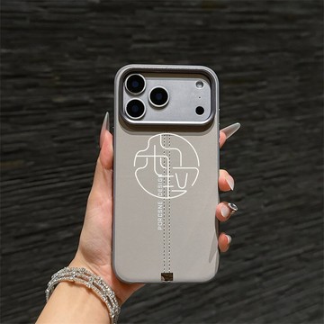 高級感 皮質 金屬鏡頭圈 適用 蘋果 iPhone 18 17 16 15 14 13 Pro Max 防摔殼 手機殼